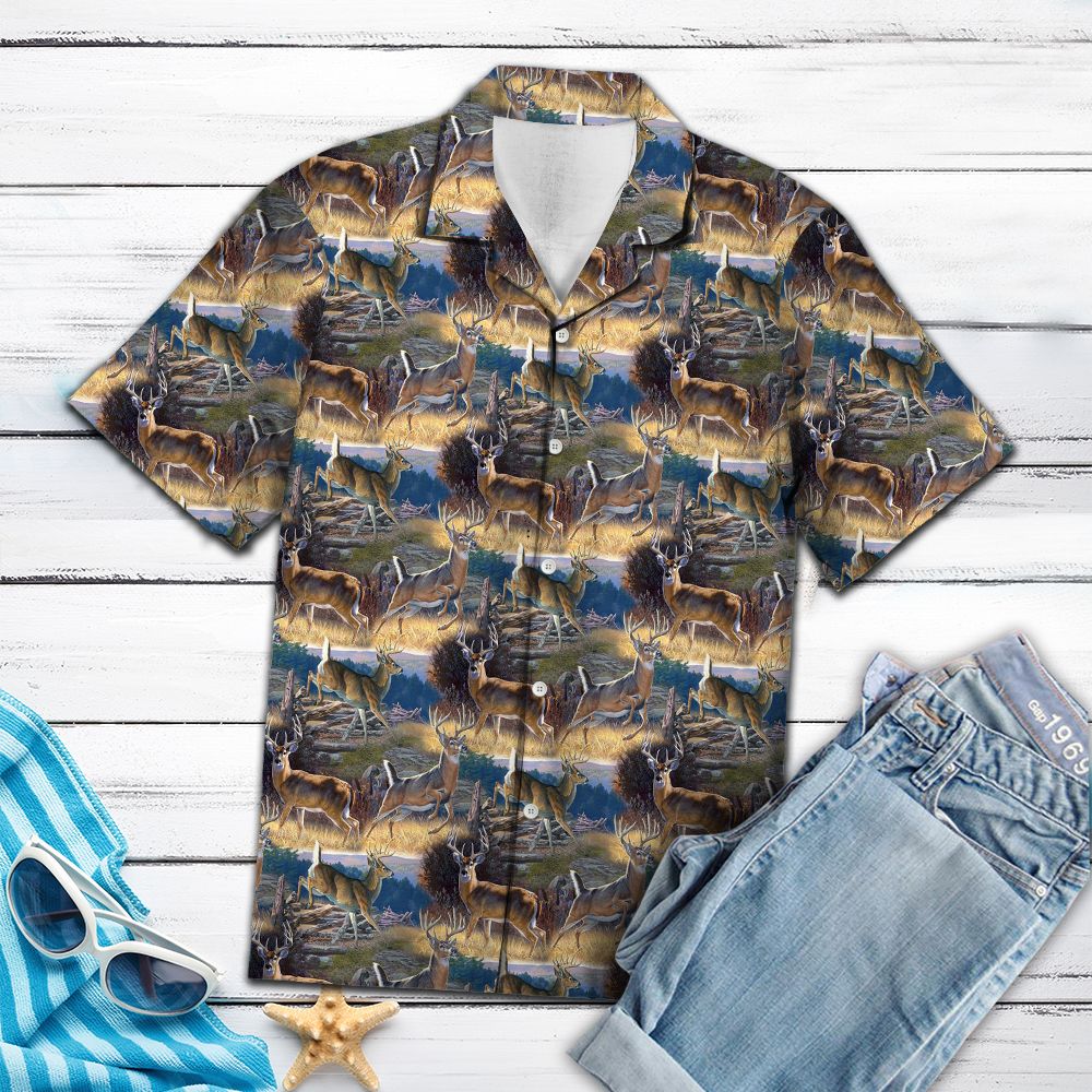 Deer Hunting T0807 - Hawaii Shirt