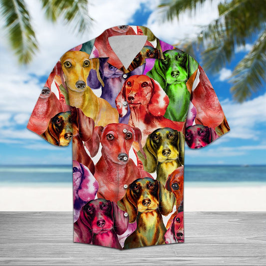 Dachshund Color D0807 - Hawaii Shirt