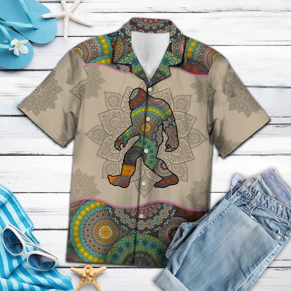 Bigfoot Mandala G5708- Hawaii Shirt