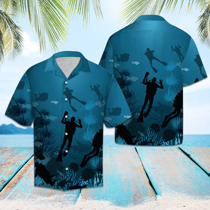 Scuba diving T0807 - Hawaii Shirt