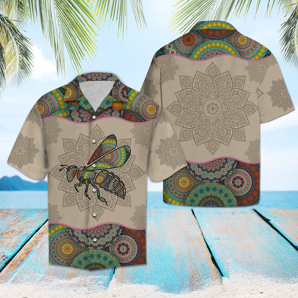 Bee Mandala G5708- Hawaii Shirt