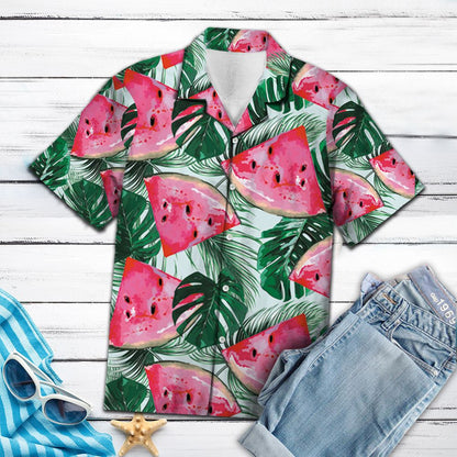 Watermelon Tropical D0807 - Hawaii Shirt