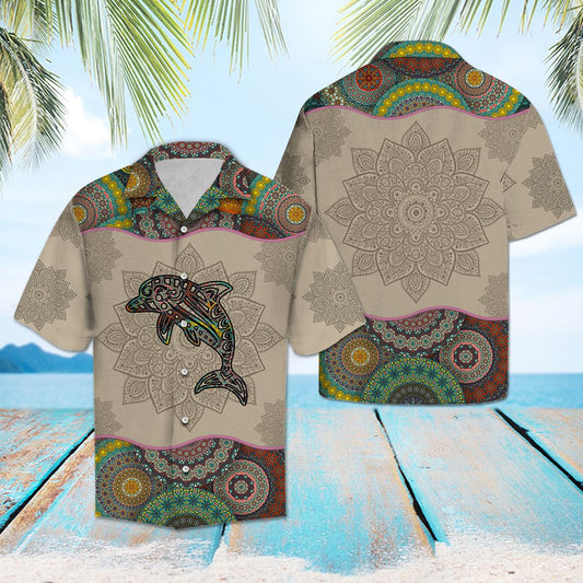 Dolphin Mandala G5708- Hawaii Shirt