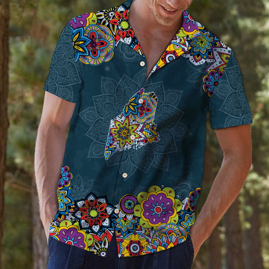 Maine Mandala G5708- Hawaii Shirt