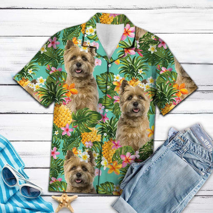 Tropical Pineapple Cairn Terrier H77073 - Hawaii Shirt