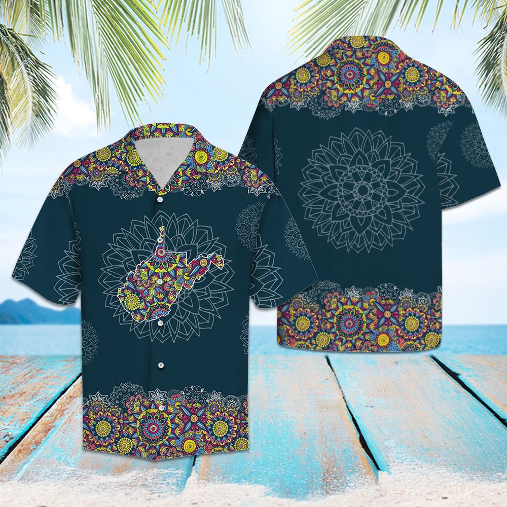 West Virginia Mandala T0807 - Hawaii Shirt