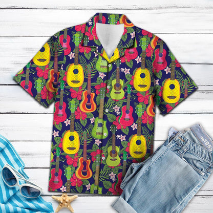Ukulele Tropical Fruit T0807 - Hawaii Shirt