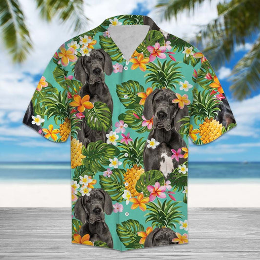Tropical Pineapple Great Dane H87055 - Hawaii Shirt