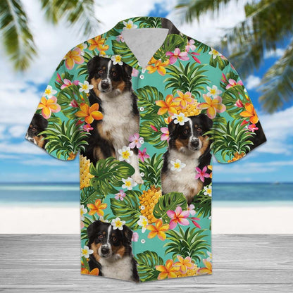 Tropical Pineapple Miniature Australian Shepherd H87060 - Hawaii Shirt