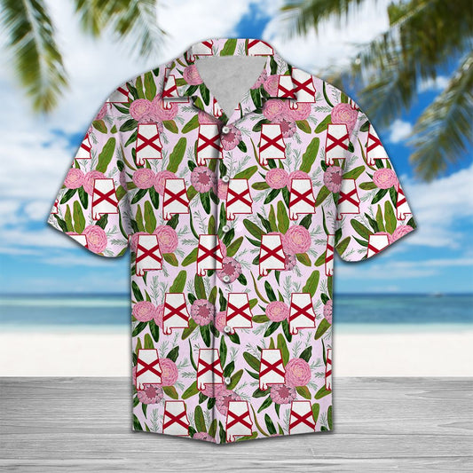 Alabama Camellia H87023 - Hawaii Shirt