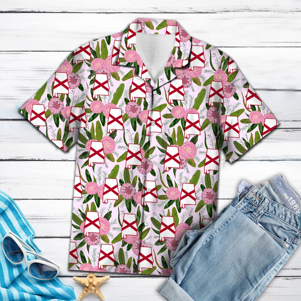 Alabama Camellia H87023 - Hawaii Shirt