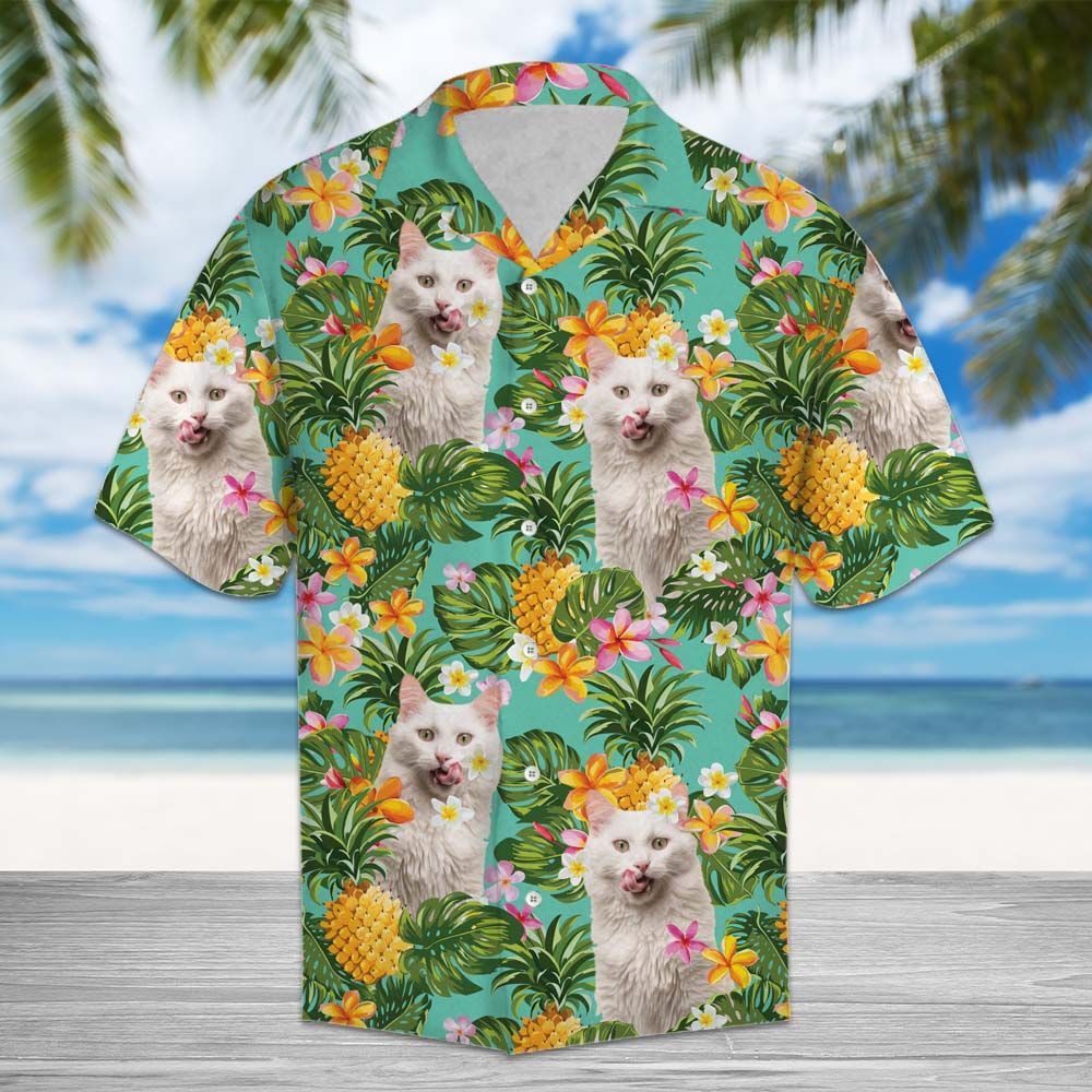 Tropical Pineapple Turkish Van H87064 - Hawaii Shirt