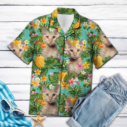 Tropical Pineapple Oriental Shorthair H87068 - Hawaii Shirt