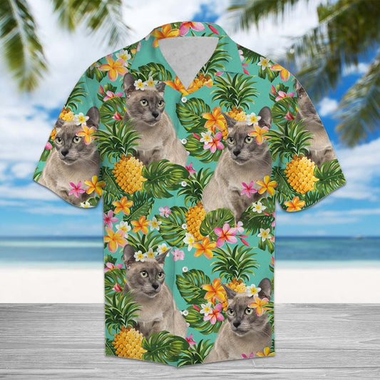 Tropical Pineapple Tonkinese H87074 - Hawaii Shirt