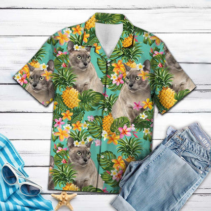 Tropical Pineapple Tonkinese H87074 - Hawaii Shirt