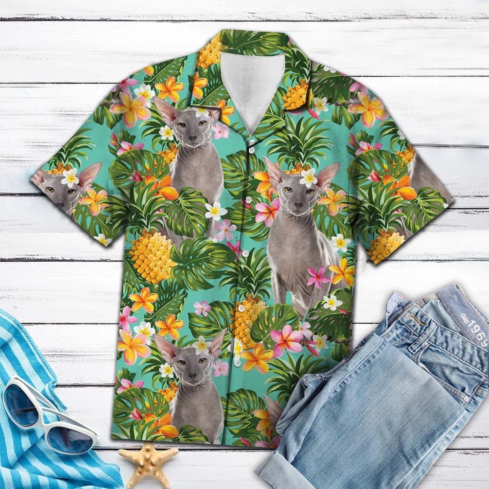 Tropical Pineapple Peterbald H87078 - Hawaii Shirt