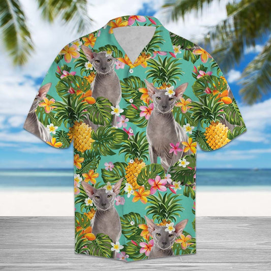 Tropical Pineapple Peterbald H87078 - Hawaii Shirt