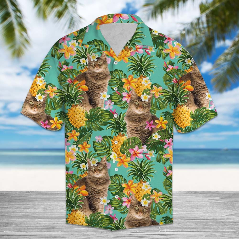 Tropical Pineapple LaPerm H87081 - Hawaii Shirt