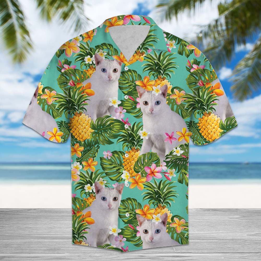 Tropical Pineapple Khao Manee H87083 - Hawaii Shirt