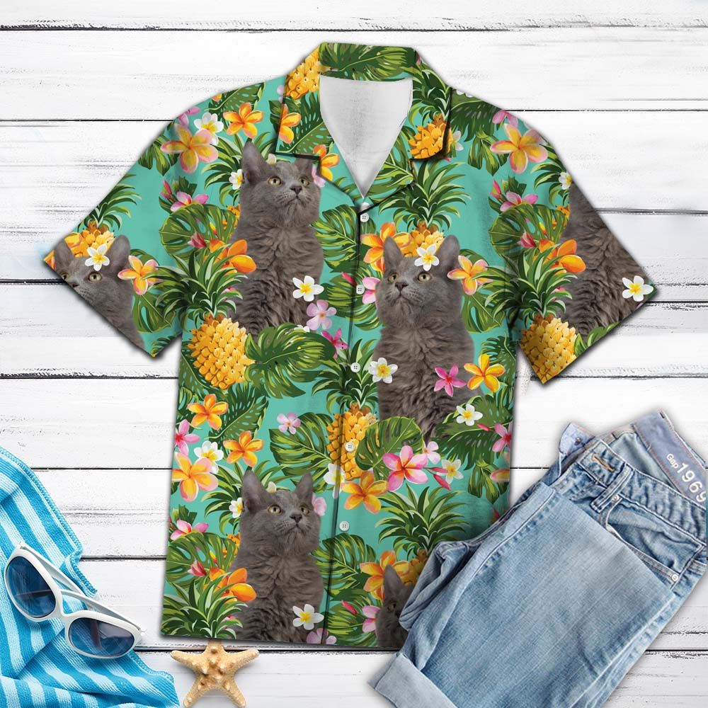 Tropical Pineapple Nebelung H87084 - Hawaii Shirt