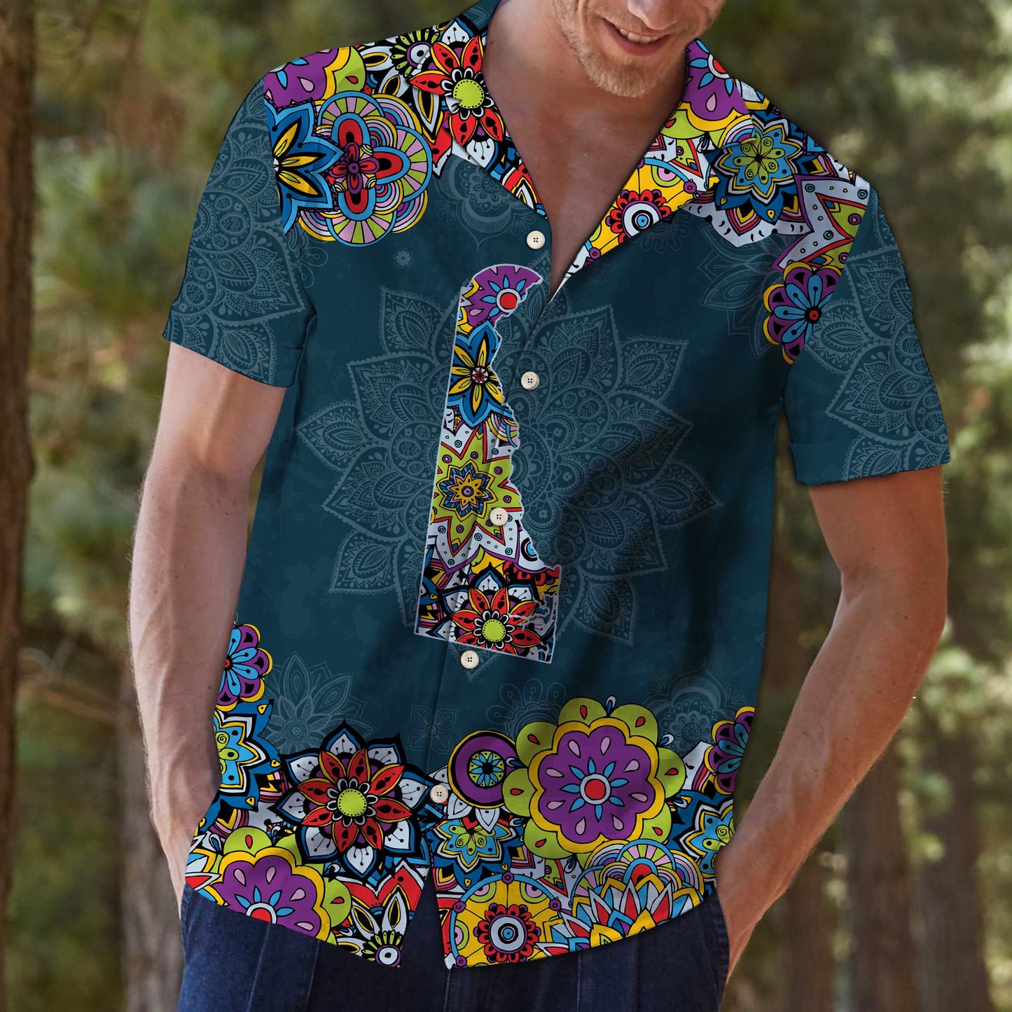 Delaware Mandala G5709 - Hawaii Shirt