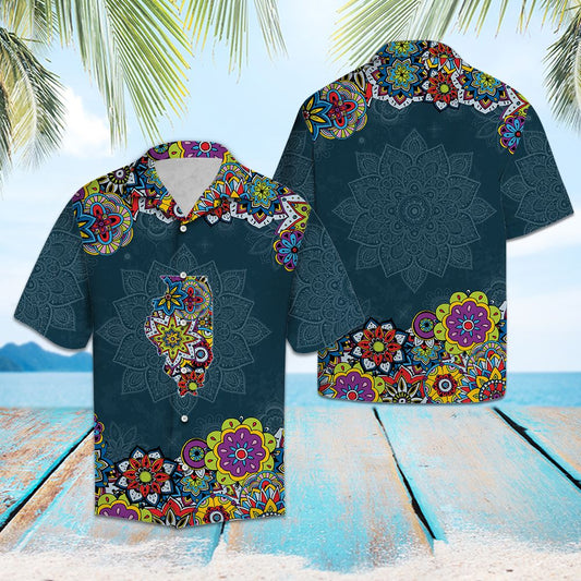 Illinois Mandala G5709- Hawaii Shirt
