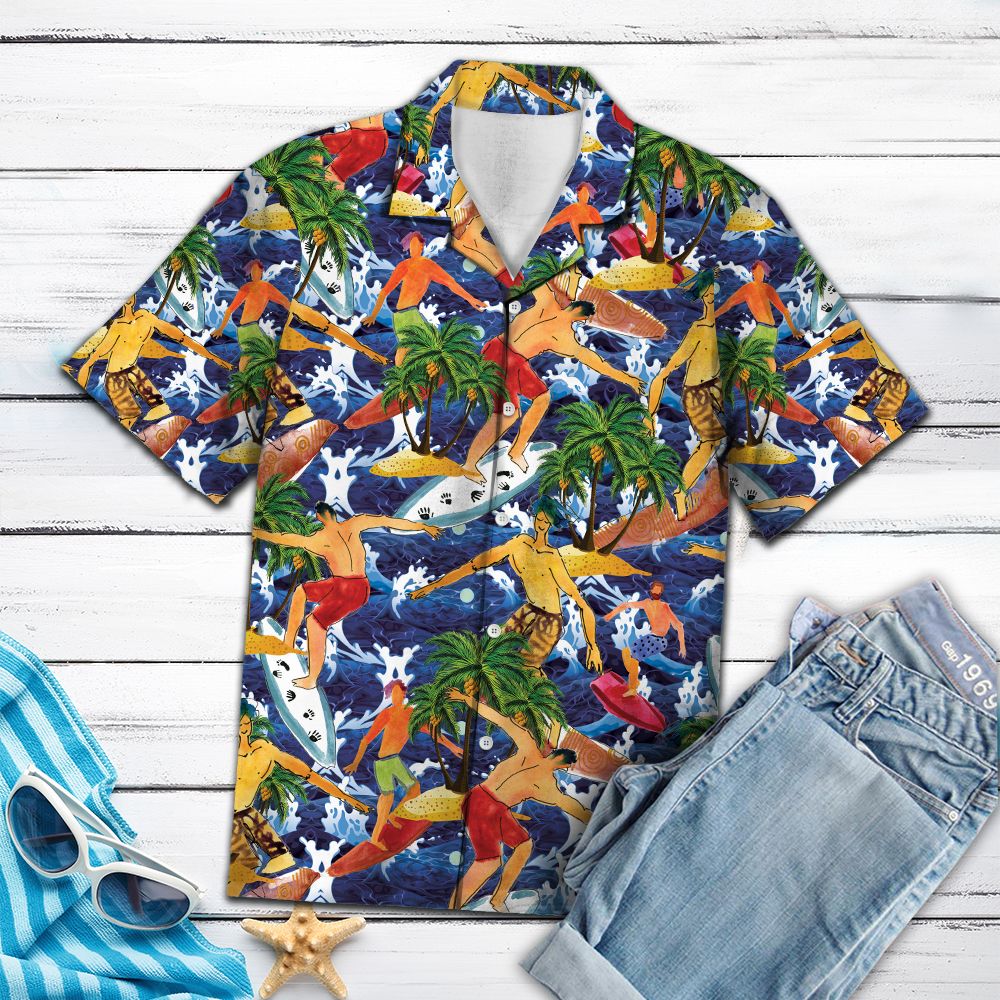 Surfing Lover G5709- Hawaii Shirt