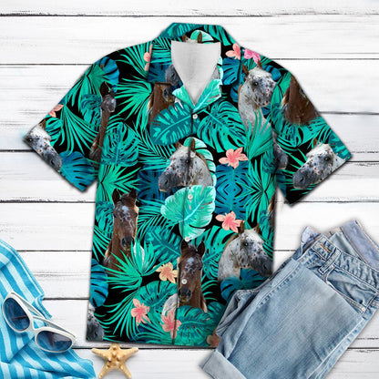 Appaloosa Green Tropical G5709- Hawaii Shirt