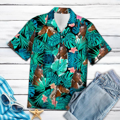 American Paint Green Tropical G5709- Hawaii Shirt