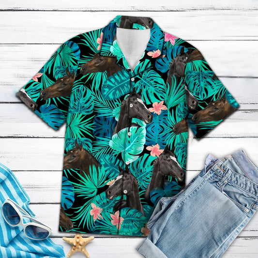 Dutch Warmblood Green Tropical G5709- Hawaii Shirt