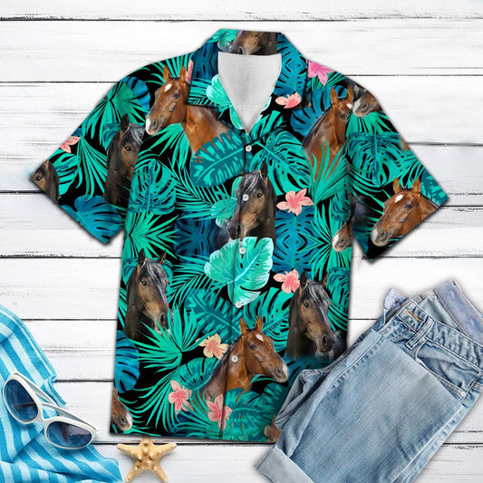 Hanoverian Green Tropical G5709 - Hawaii Shirt