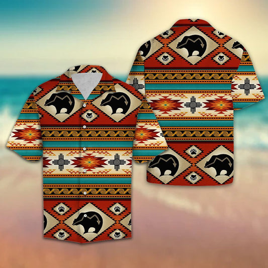 Native American Bear G5709- Hawaii Shirt