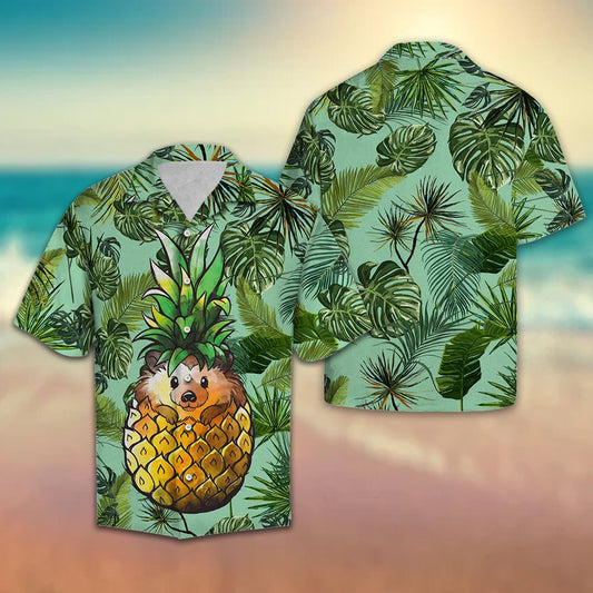 Pineapple Hedgehog G5709 - Hawaii Shirt