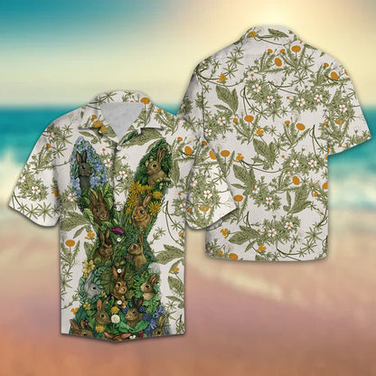 Rabbit Flower G5709 - Hawaii Shirt