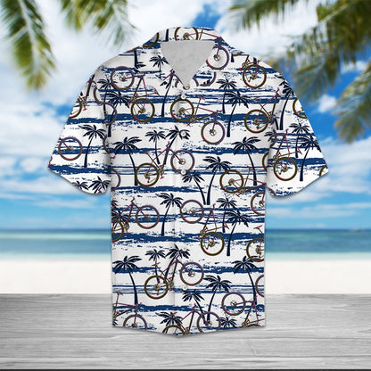 Bike Sea Palm Tree T0907 - Hawaii Shirt