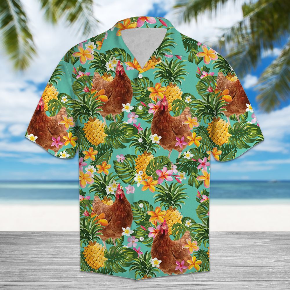 Tropical Pineapple Chicken H87094 - Hawaii Shirt