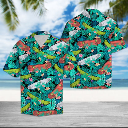 Skateboard Tropical T0907 - Hawaii Shirt