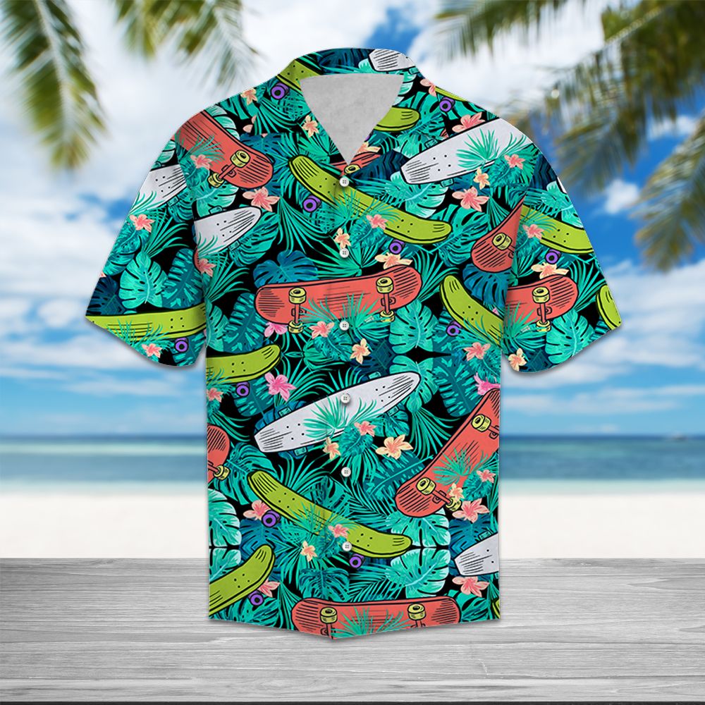 Skateboard Tropical T0907 - Hawaii Shirt