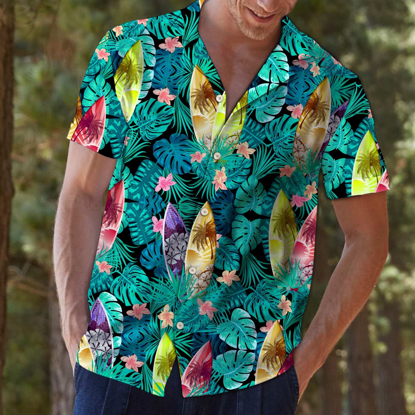 Surfboard Tropical T0907 - Hawaii Shirt