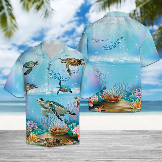 Happy Turtle G5709- Hawaii Shirt