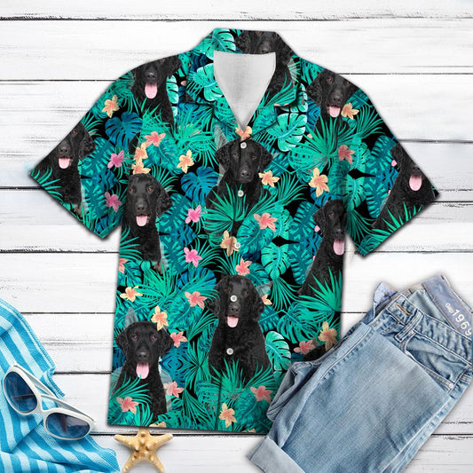 Curly-Coated Retriever Tropical T0907 - Hawaii Shirt