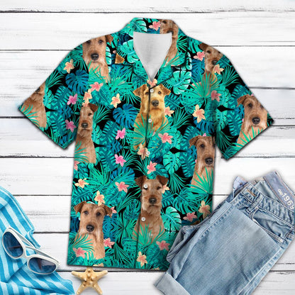 Irish Terrier Tropical T0907 - Hawaii Shirt