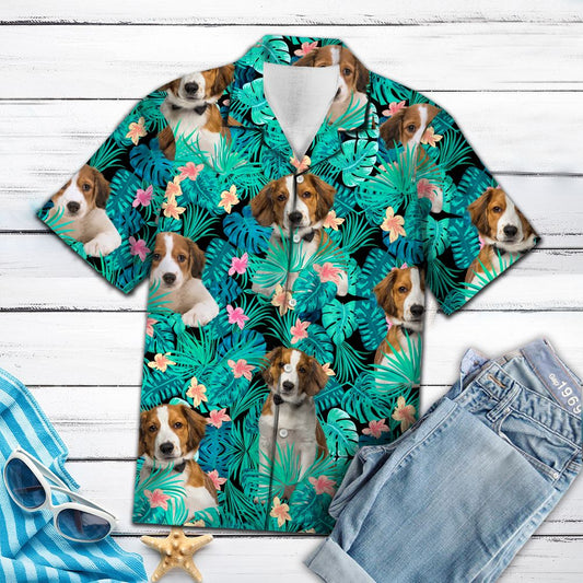 Kooikerhondje Tropical T0907 - Hawaii Shirt