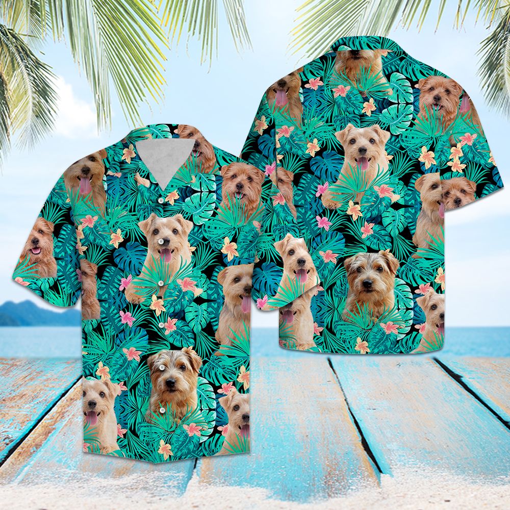 Norfolk Terrier Tropical T0907 - Hawaii Shirt