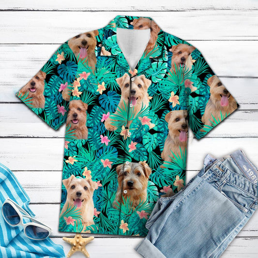 Norfolk Terrier Tropical T0907 - Hawaii Shirt