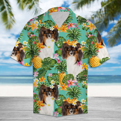 Tropical Pineapple Papillon H97009 - Hawaii Shirt