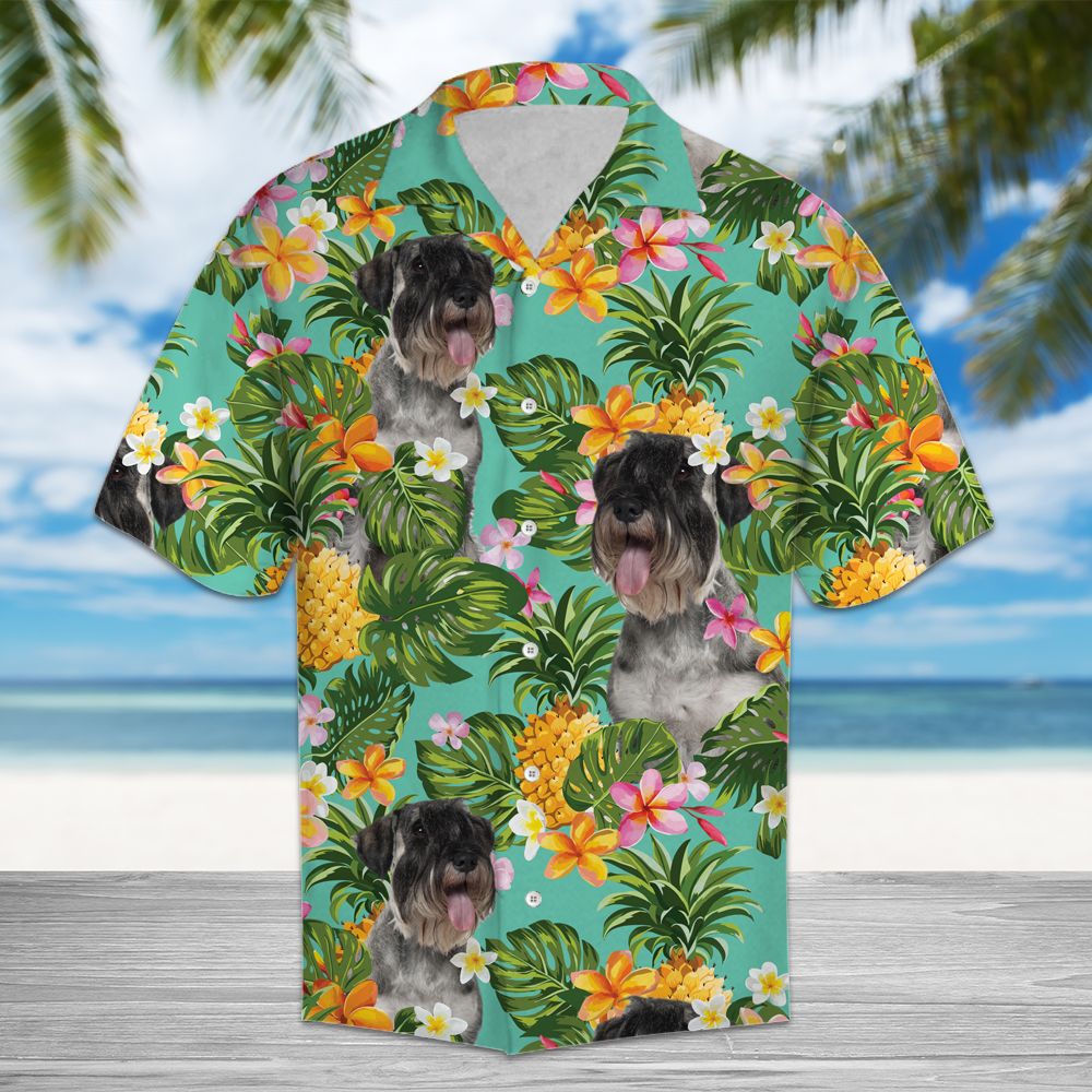 Tropical Pineapple Standard Schnauzer H97013 - Hawaii Shirt