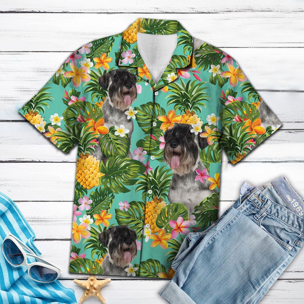 Tropical Pineapple Standard Schnauzer H97013 - Hawaii Shirt