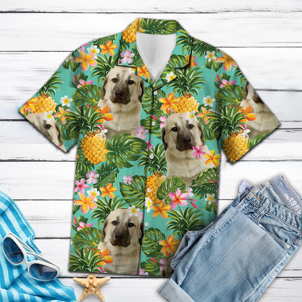 Tropical Pineapple Anatolian Shepherd H97016 - Hawaii Shirt