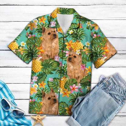 Tropical Pineapple Norwich Terrier H97017 - Hawaii Shirt